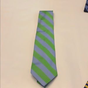 Jcrew Lime Green and Blue Prep School Tie